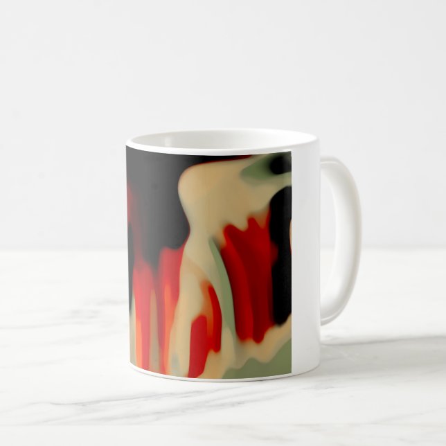 Abstrakte Kunst Tasse (VorderseiteRechts)