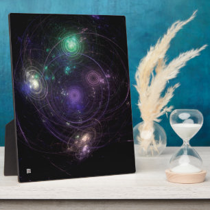 Abstrakte Kunst Universum Fotoplatte