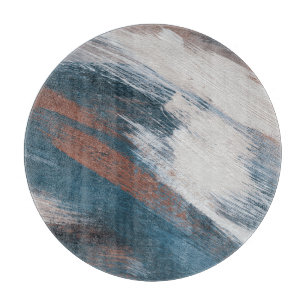 Abstrakte Kunst: Versatile Pinselstriche. Schneidebrett