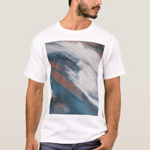 Abstrakte Kunst: Versatile Pinselstriche. T-Shirt
