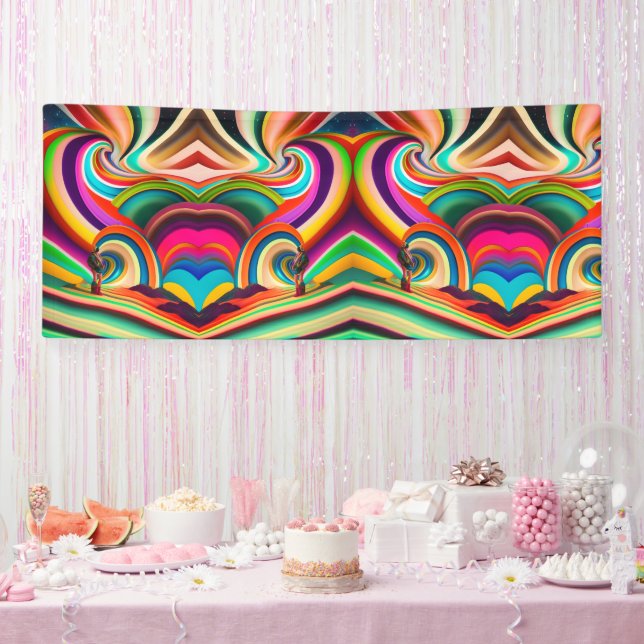 Abstrakte Kunst von Bonnaroo Banner (Party)