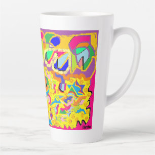 Abstrakte Kunst wie Josephs Mehrfarbige Jacke ! Milchtasse