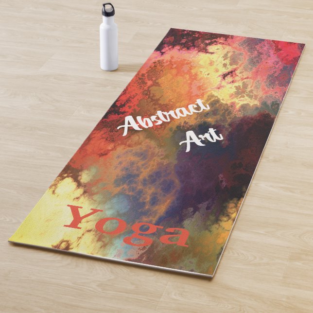 Abstrakte Kunst Yogamatte (Beispiel)