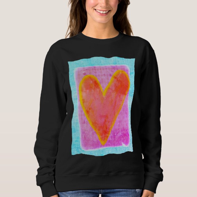 Abstrakte Kunst zu tragen Sweatshirt (Vorderseite)