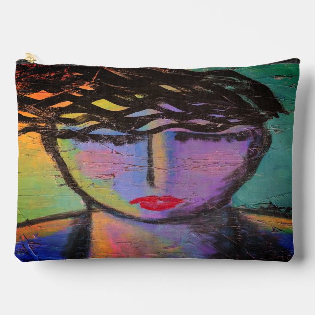 Abstrakte Kunst Zubehörtasche (Vorderseite)