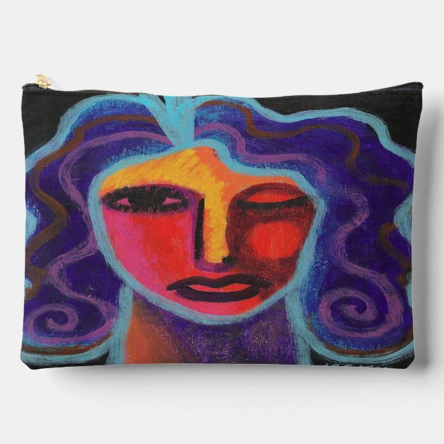 Abstrakte Kunst Zubehörtasche (Vorderseite)