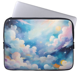 Abstrakte Kunst zum Thema Himmel Laptopschutzhülle