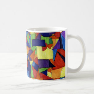 Abstrakte Kunst, zum voll zu sein Tasse