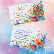 Abstrakte Kunstblasen Goldene Monogramm-Haarstil