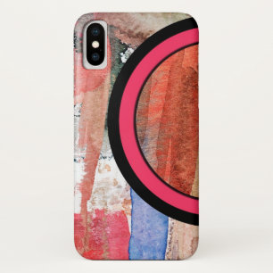 abstrakte Kunstcollage, Mischmedien und Watercolor Case-Mate iPhone Hülle