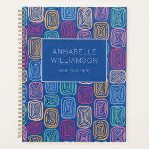 Abstrakte Kunstdoodle Planer