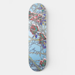 Abstrakte Kunstdruckerei Skateboard