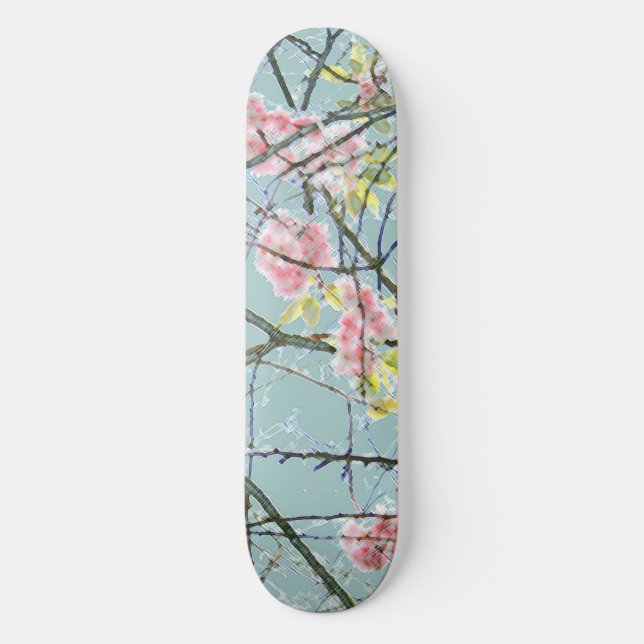 Abstrakte Kunstdruckerei Skateboard (Vorderseite)