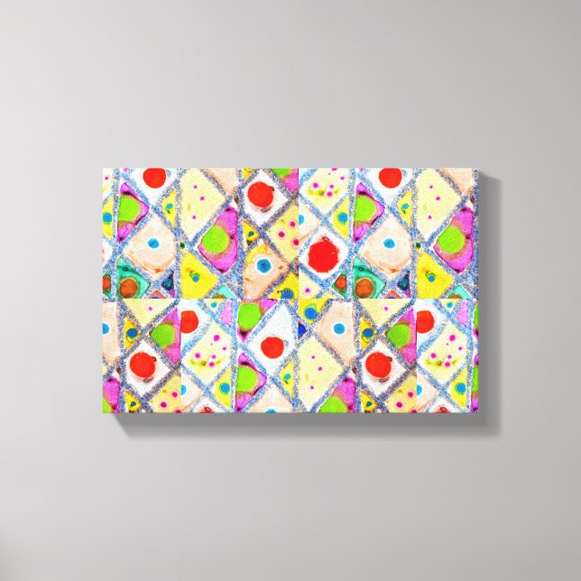 Abstrakte Kunstdruckerei von Miabo Enyadike Leinwanddruck (Vorderseite)