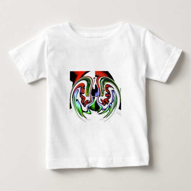 Abstrakte Kunstdruckkunst Baby T-shirt (Vorderseite)