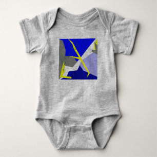 Abstrakte Kunstenergie Baby Strampler