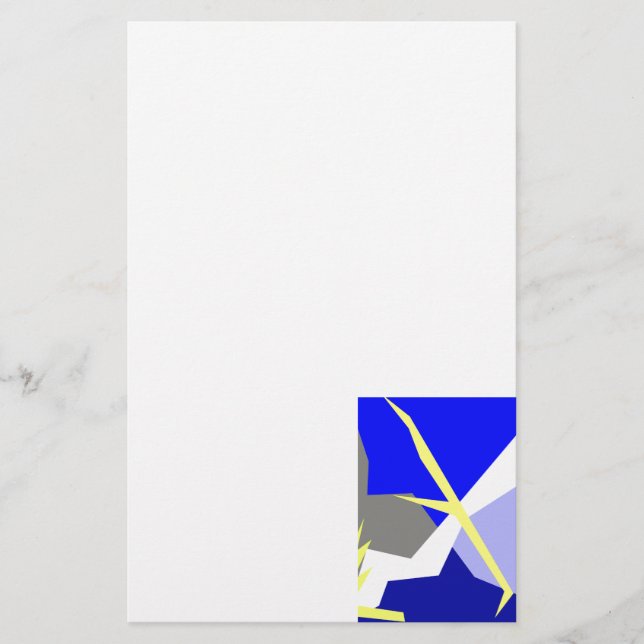 Abstrakte Kunstenergie Briefpapier (Vorderseite)
