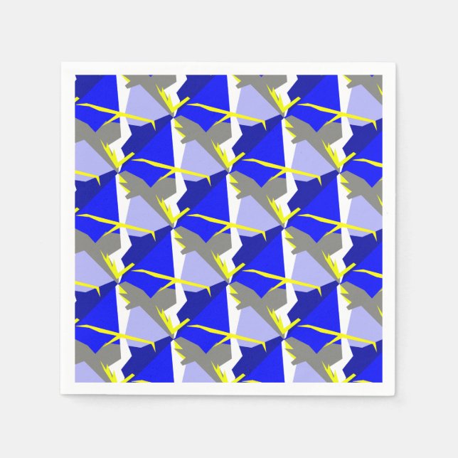 Abstrakte Kunstenergie Serviette (Vorderseite)