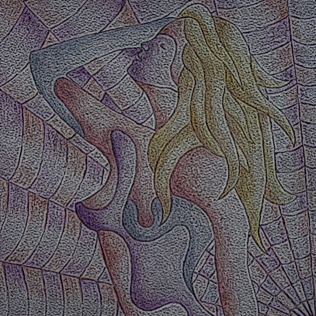 abstrakte kunstfarbene rosa mit einzigartigem Retr Puzzle (Von Creator hochgeladen)