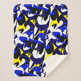 Abstrakte Kunstgeometrie, eine Art Schubleder Sherpadecke