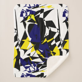 Abstrakte Kunstgeometrie, eine Art Schubleder Sherpadecke