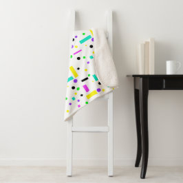 Abstrakte Kunstgeometrie, eine Art Schubleder Sherpadecke