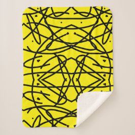 Abstrakte Kunstgeometrie, eine Art Schubleder Sherpadecke