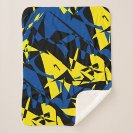 Abstrakte Kunstgeometrie, eine Art Schubleder Sherpadecke