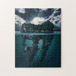 Abstrakte Kunstinsel Puzzle