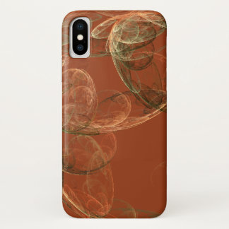 Abstrakte Kunstkoffer aus Grün und Kupfer Case-Mate iPhone Hülle