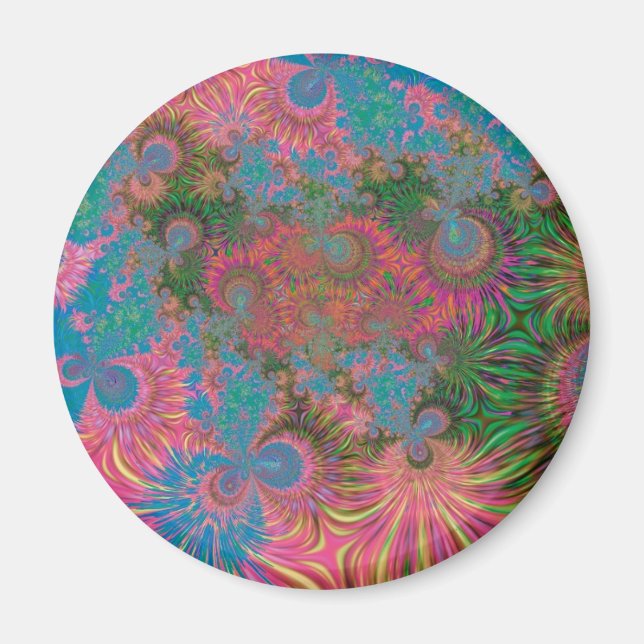 Abstrakte Kunstkorallen Magnet (Vorne)