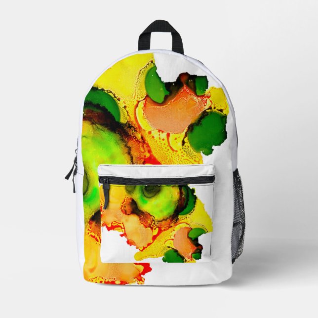 Abstrakte Kunstkunst Bedruckter Rucksack (Vorderseite)