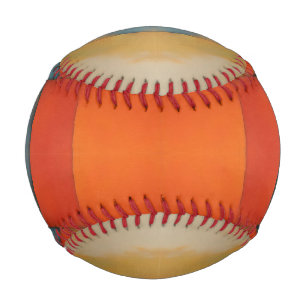 Abstrakte Kunstkunst: Kunstfarben des Naturkonzept Baseball