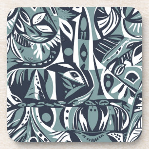 Abstrakte künstlerische Boho-whimsische geometrisc Getränkeuntersetzer