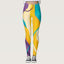 Abstrakte Künstlerische Leggings