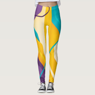 Abstrakte Künstlerische Leggings