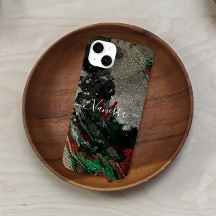 Abstrakte künstlerische Moderne Glam Imitate Gold Case-Mate iPhone 14 Plus Hülle