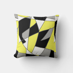 Abstrakte Kunstmalerei eines Kissen