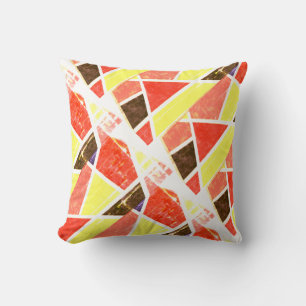 Abstrakte Kunstmalerei eines Kissen