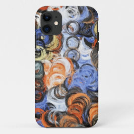 Abstrakte Kunstmalerei Retro-Farben 19 iPhone 11 Hülle