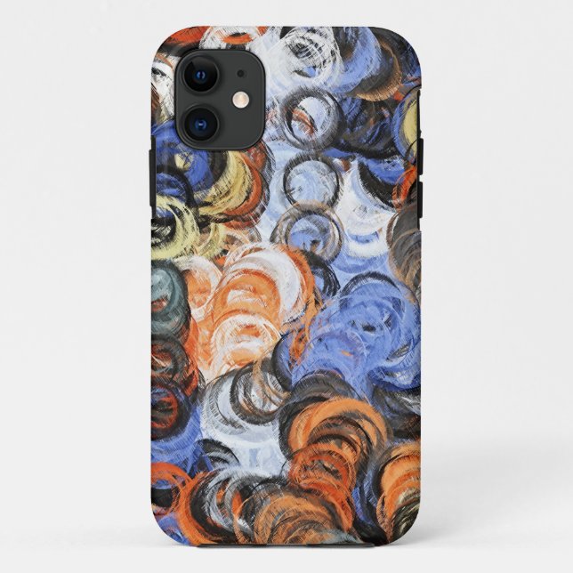 Abstrakte Kunstmalerei Retro-Farben 19 Case-Mate iPhone Hülle (Rückseite)