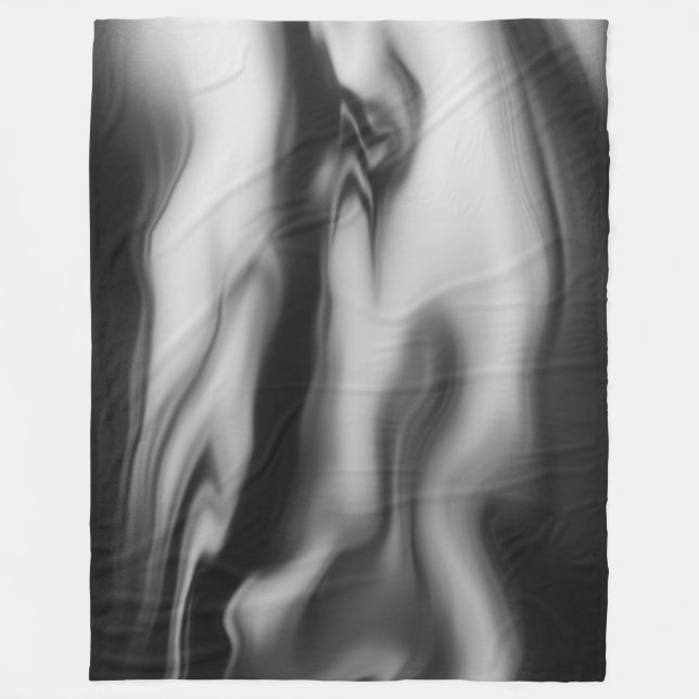 Abstrakte Kunstpolabdeckung Fleecedecke (Vorderseite)