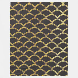 Abstrakte Kunstpolabdeckung Fleecedecke