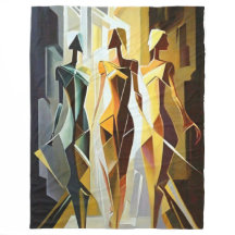 Abstrakte Kunstpolabdeckung