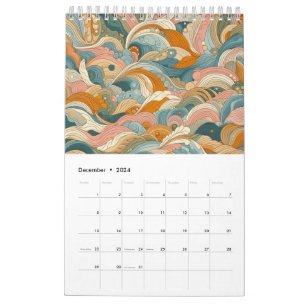 Abstrakte Kunstsammlung Kalender