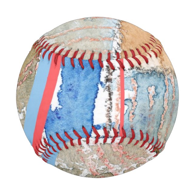 abstrakte Kunstsammlungen, gemischte Medien und Aq Baseball (Vorderseite)