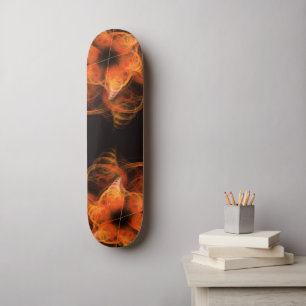 Abstrakte Kunstschattierungen Skateboard