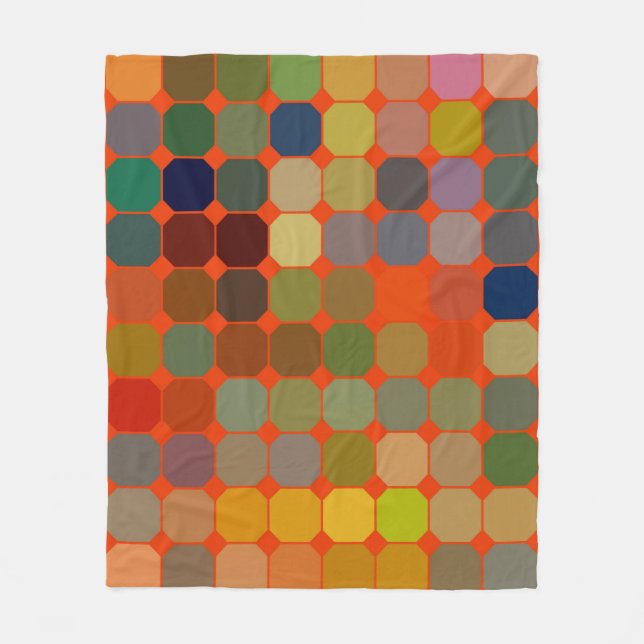 Abstrakte Kunsttextur. Farbige Textur. Moderne Kun Fleecedecke (Vorderseite)