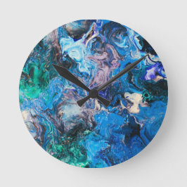 Abstrakte Kunstuhr Runde Wanduhr