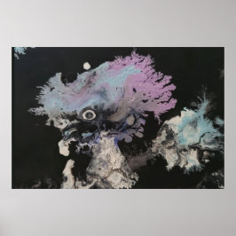 Abstrakte Kunstwerke, gefroren Poster